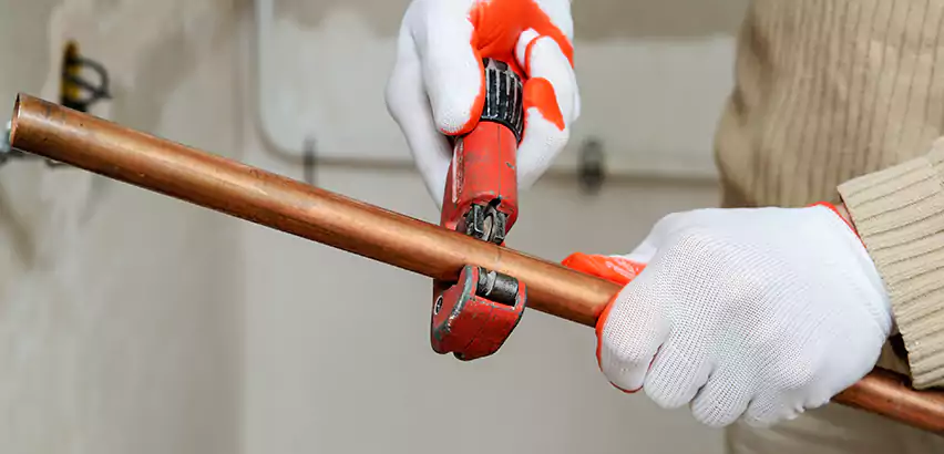 Temporary Copper Pipe Repair Burton, MI