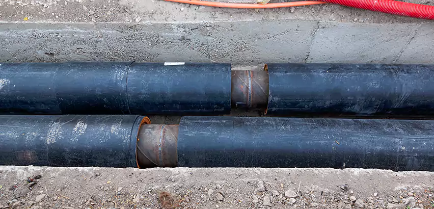 Trenchless Water Line Repair in Burton