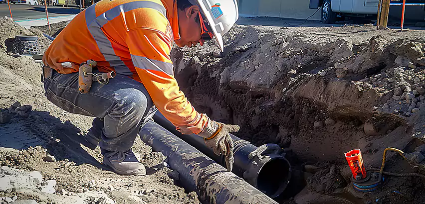 Lead Water Line Replacement in Burton