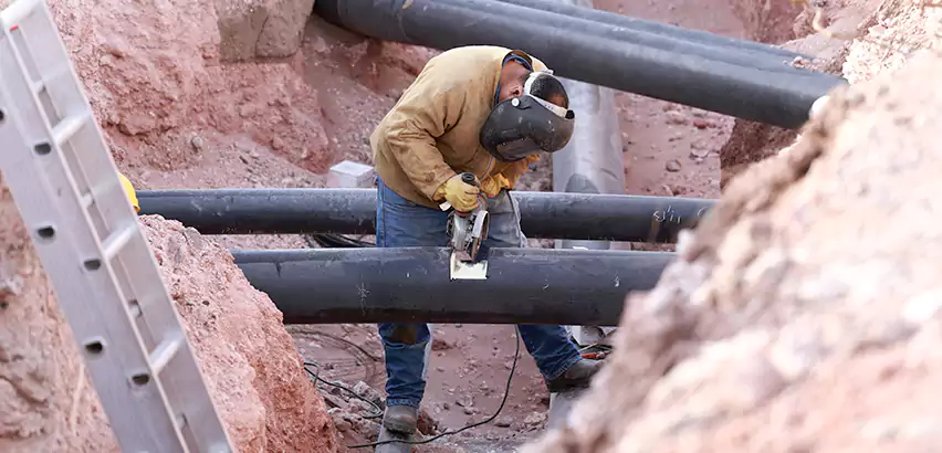 Water Line Replacement in Burton